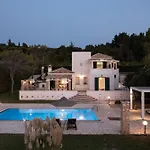Villa Beachfront Dionysos - With Private Sidárion