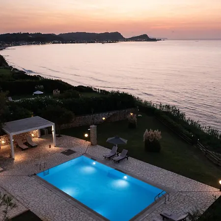 Villa Beachfront Dionysos - With Private Sidárion
