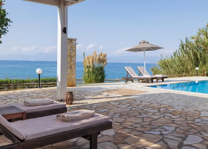 Beachfront Dionysos - With Private Villa Sidárion