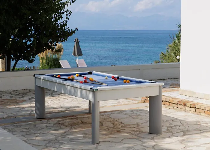Villa Beachfront Dionysos - With Private Sidárion