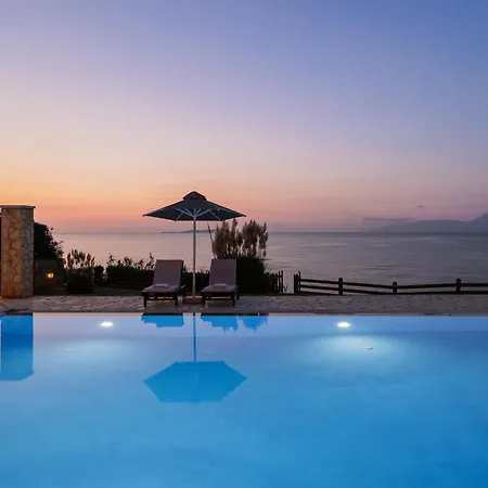 Beachfront Dionysos - With Private Sidárion