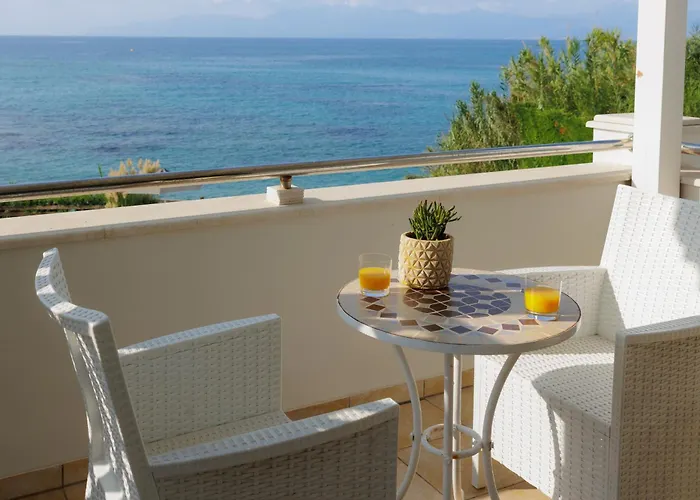 Beachfront Dionysos - With Private * Sidárion