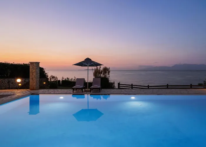Beachfront Dionysos - With Private Sidárion