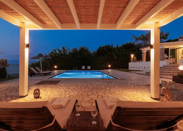 Beachfront Dionysos - With Private